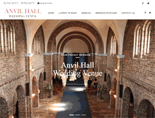 Tablet Screenshot of anvilhall.co.uk